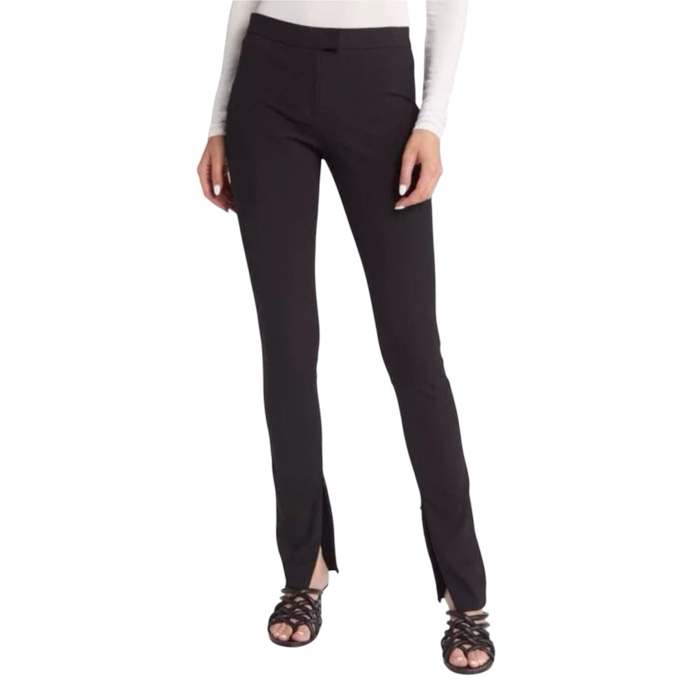 Rag And Bone Womens Pants Size 0 Black Scuba Mid Rise Skinny Zip Ankle New